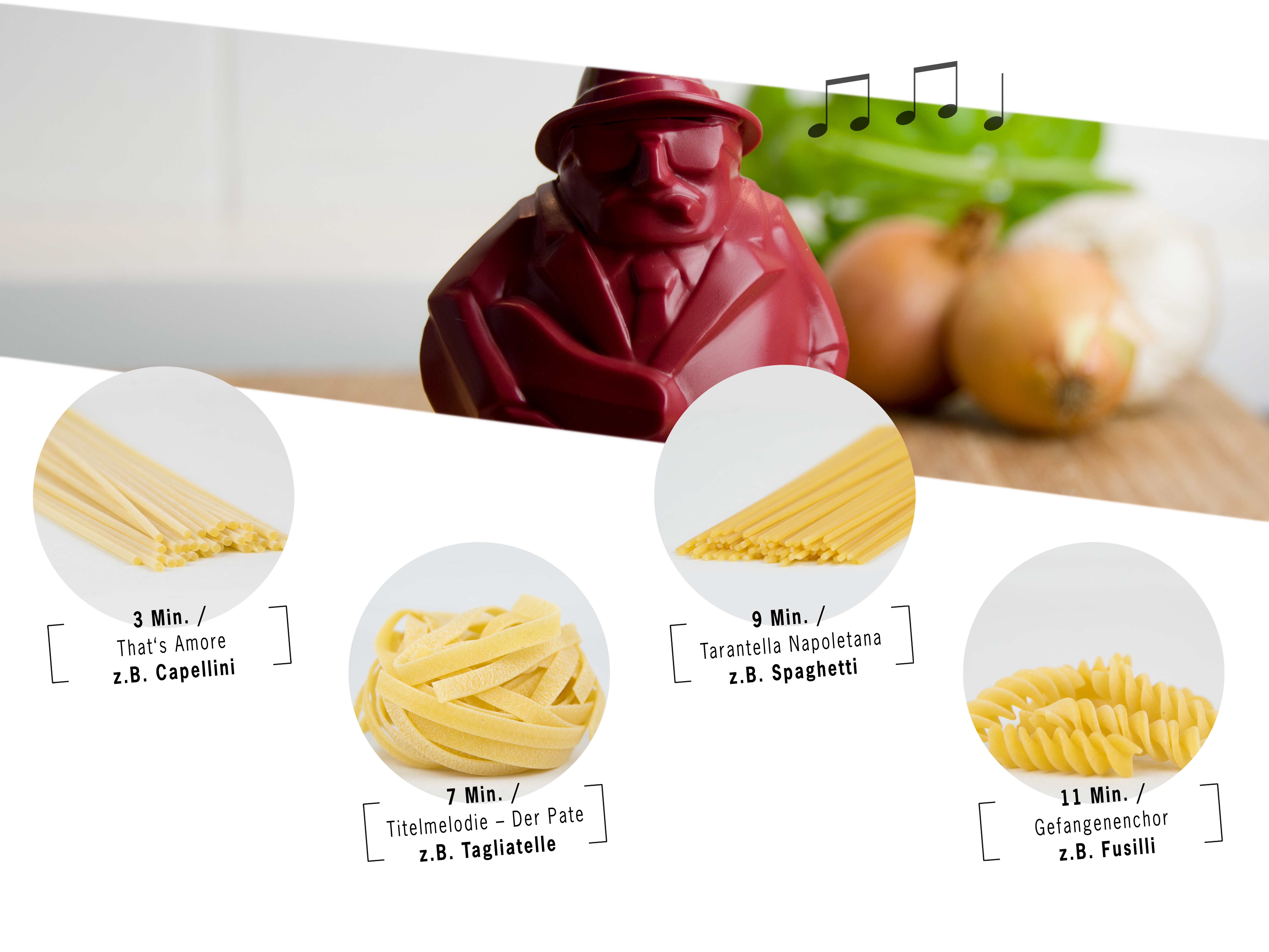 Merchandise 24/7 Pasta Mafioso Al Dente Classico Timer